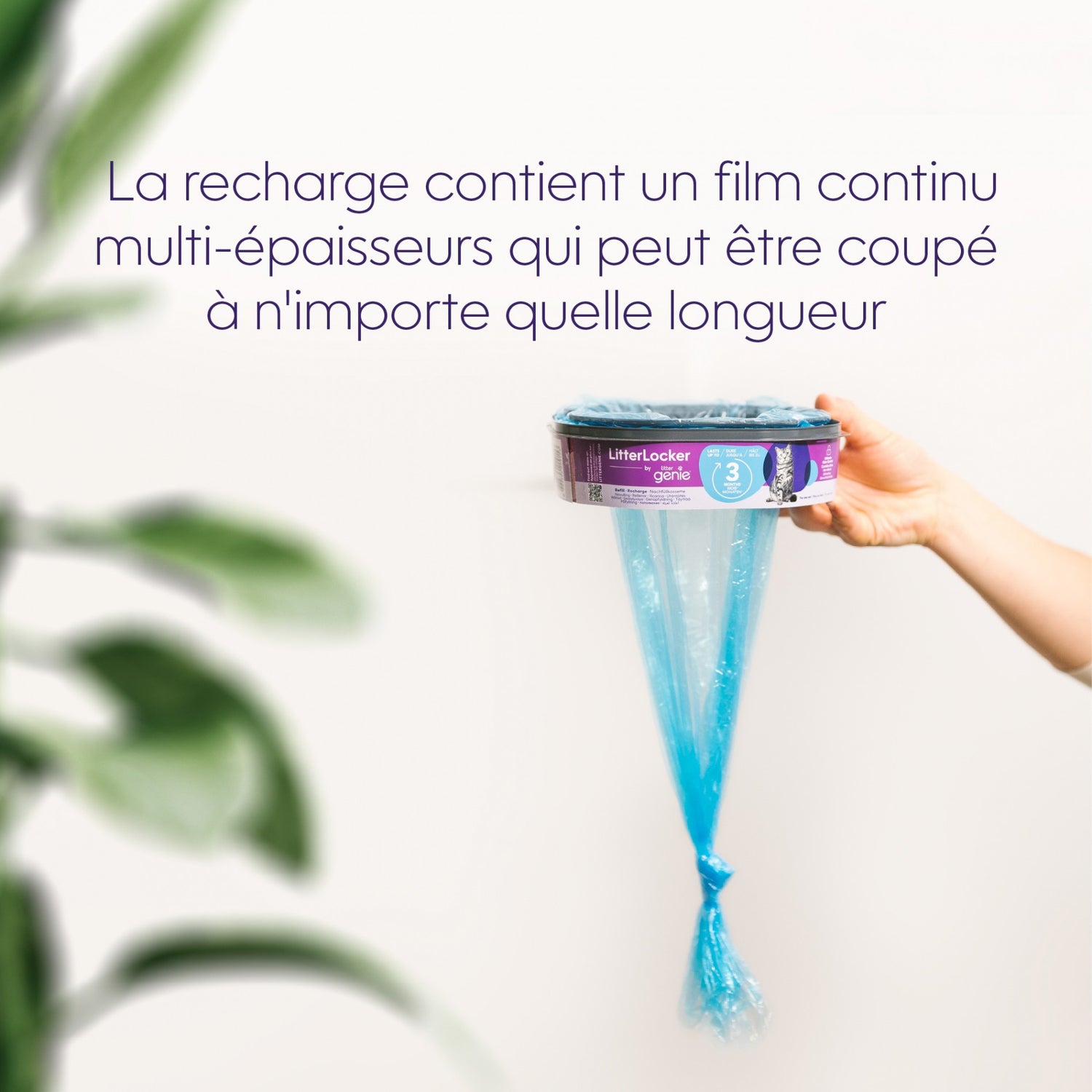 Recharge octogonale pour poubelle Litter Locker Fashion &amp; Litter Genie