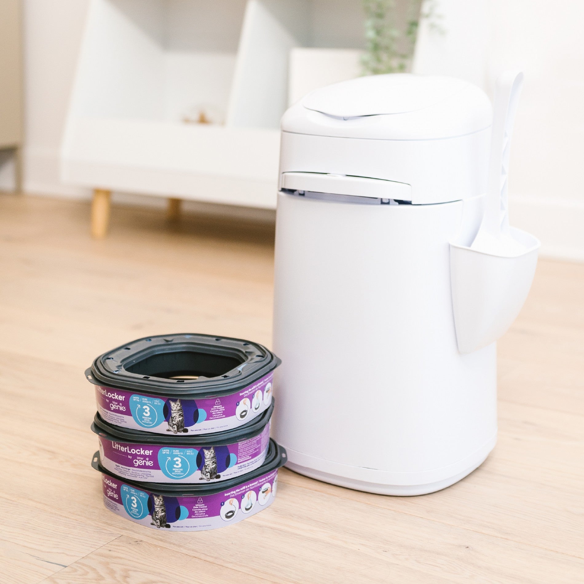 Recharge octogonale pour poubelle Litter Locker Fashion &amp; Litter Genie