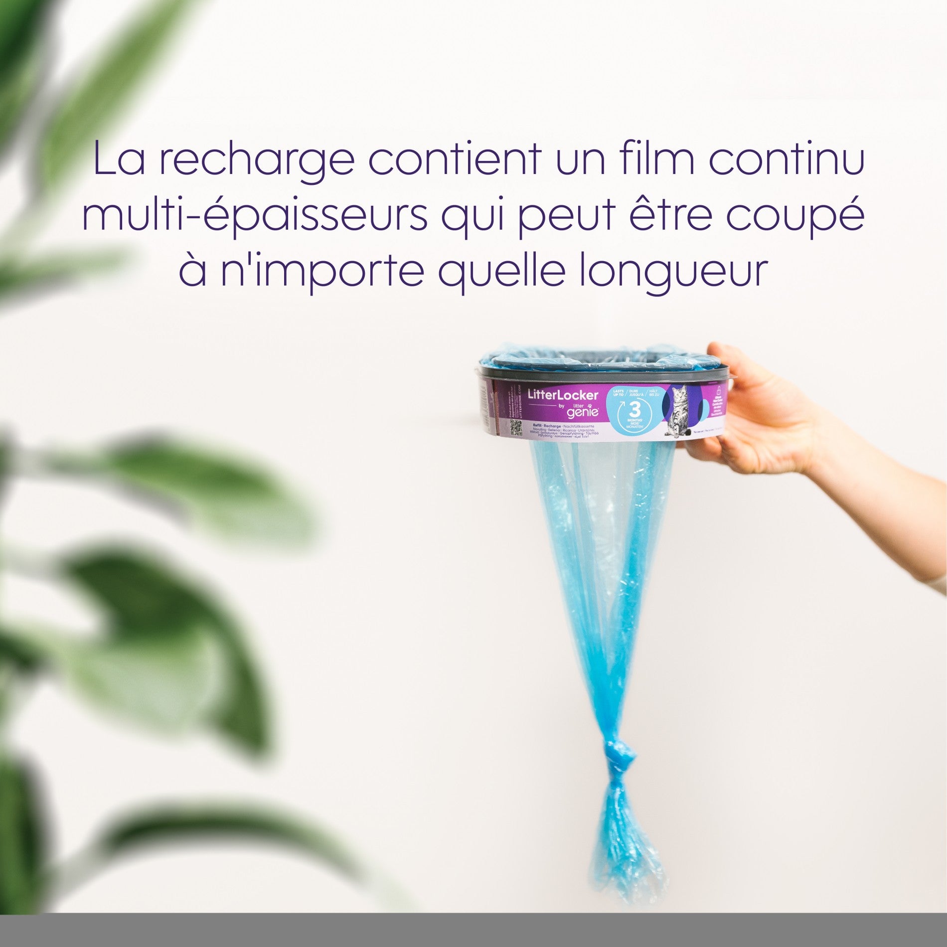 Recharge octogonale pour poubelle Litter Locker Fashion &amp; Litter Genie