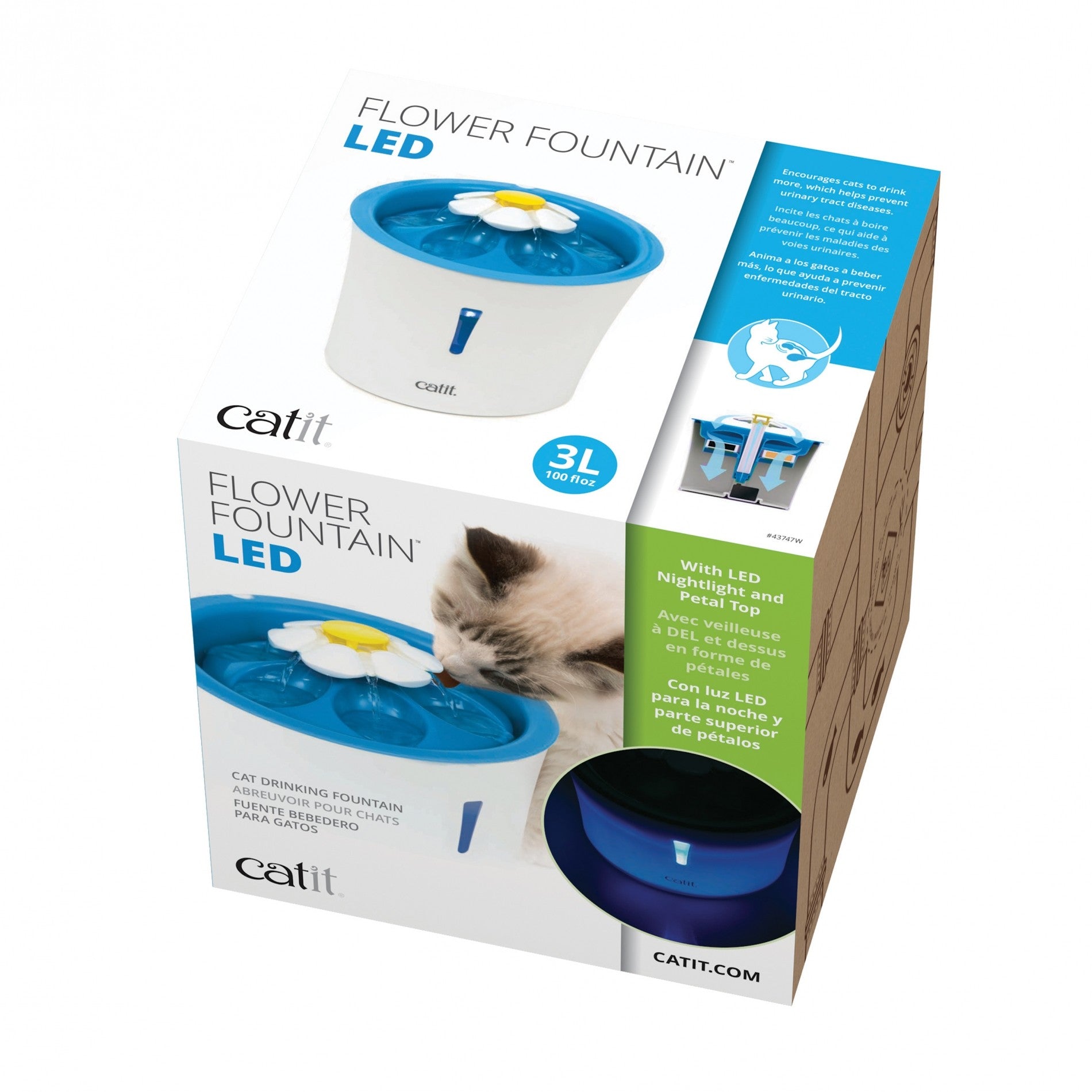 Fontaine Flower à LED 3L