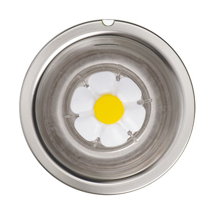 Fontaine Flower à LED Inox 3L