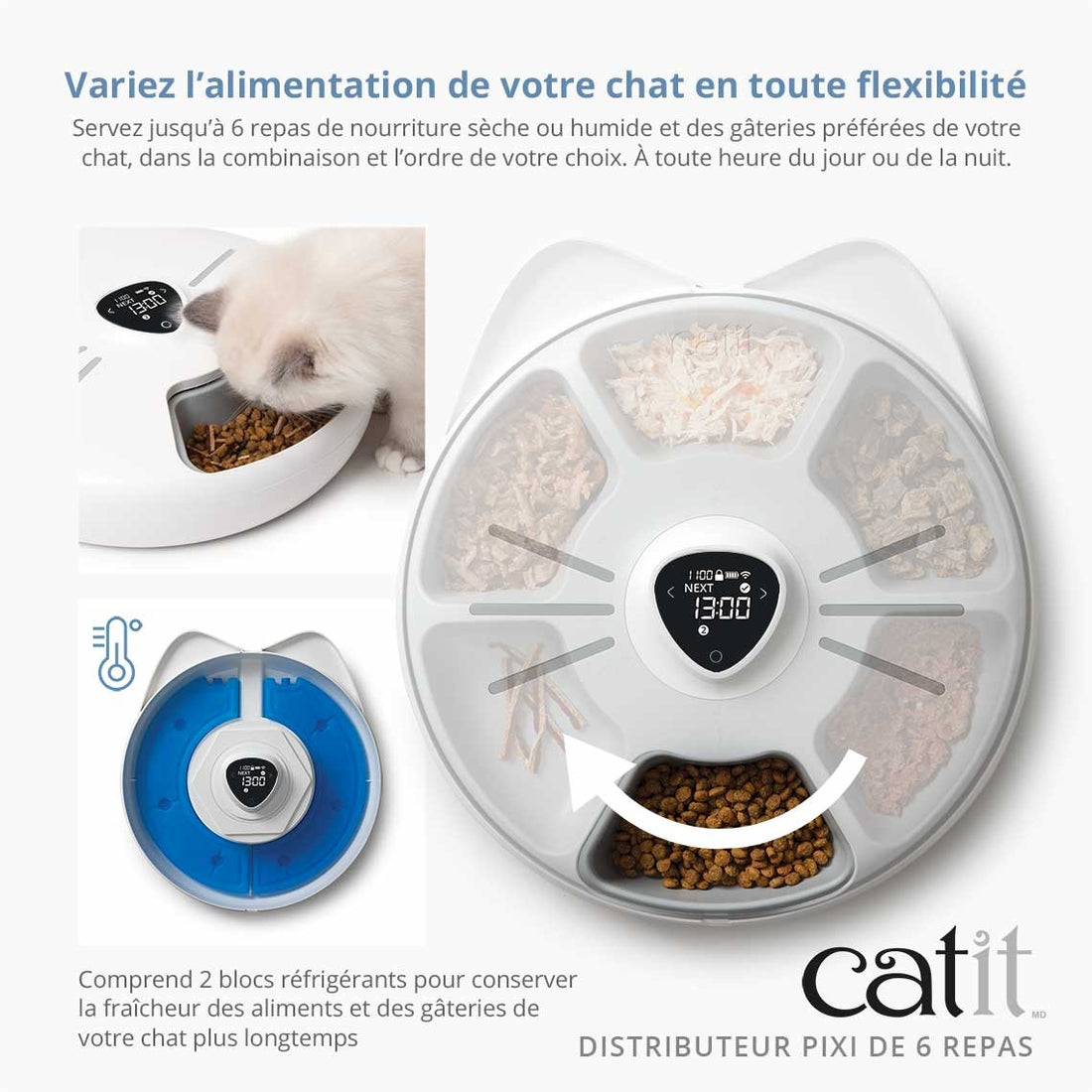 Distributeur connecté Pixi 6 repas