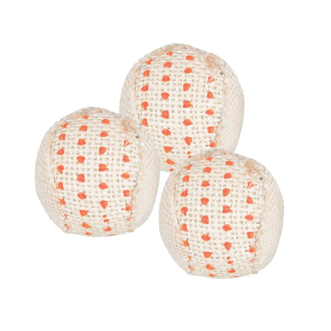 Lot de 3 balles en jute
