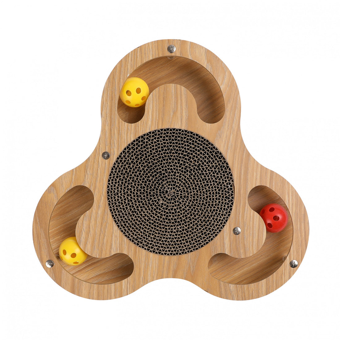 Plateforme à griffer en bois
