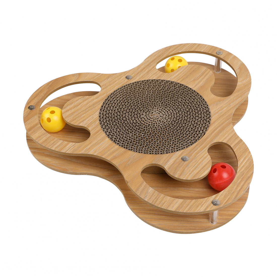 Plateforme à griffer en bois