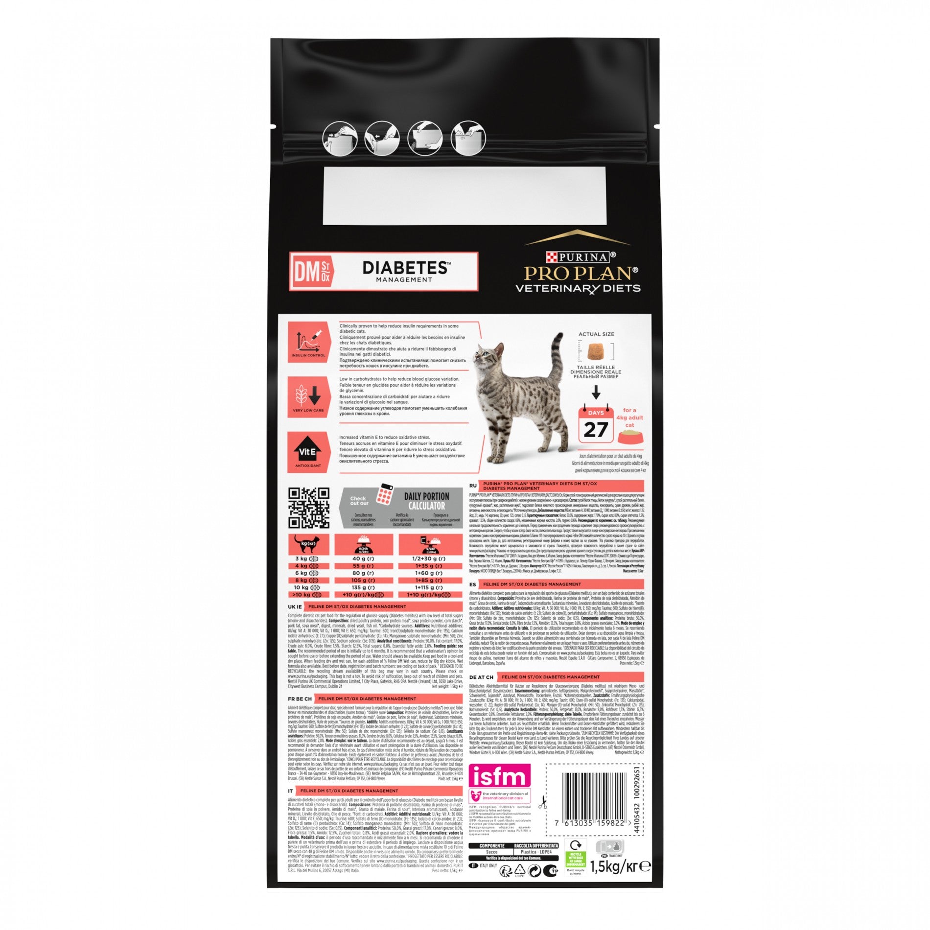 Proplan Veterinary Diets DM Diabetes Management - Croquettes pour chat