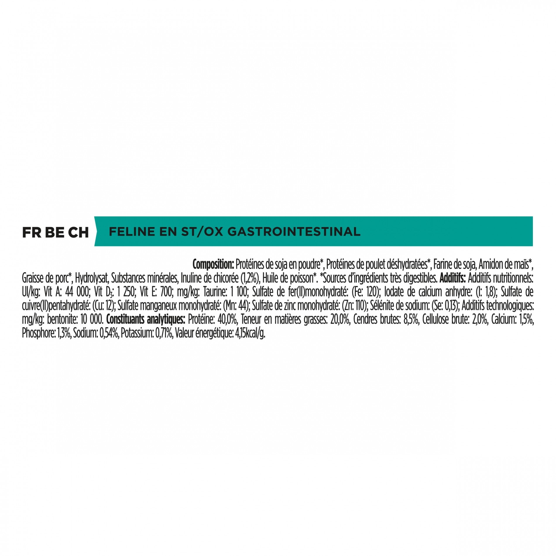 Pro Plan Veterinary Diets EN St/Ox Gastrointestinal – Croquettes pour chat