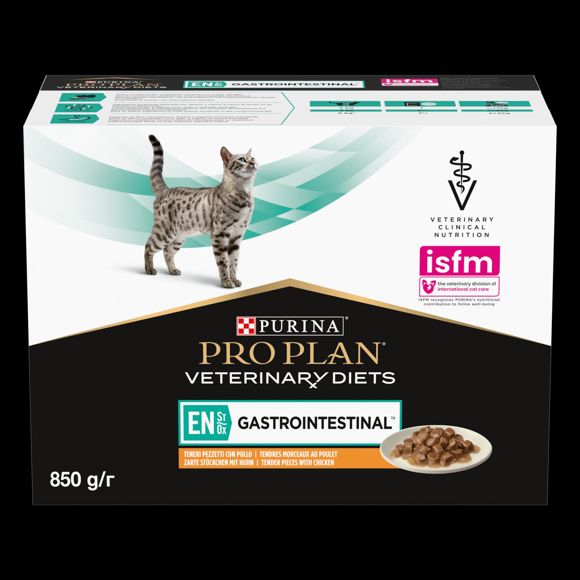 Pro Plan Veterinary Diets EN St/Ox Gastrointestinal – Pâtées en bouchées pour chat