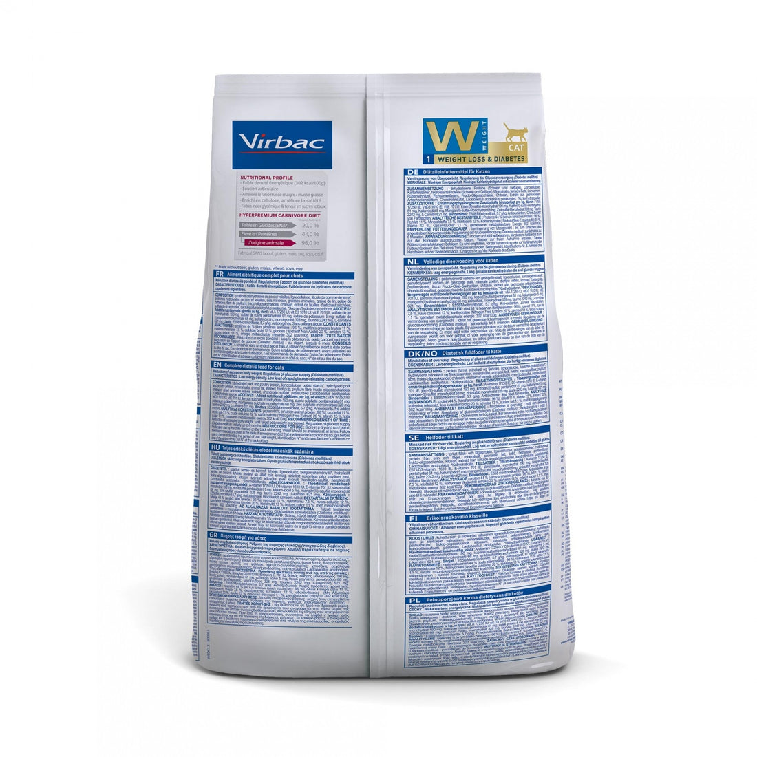 VIRBAC VETERINARY HPM Diététique Weight Loss &amp; Diabetes