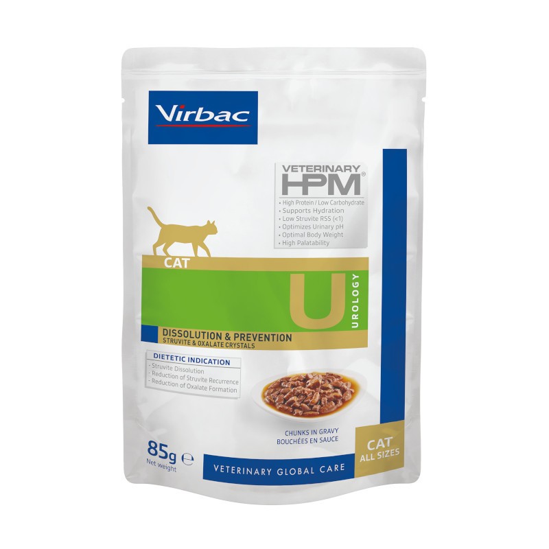VIRBAC VETERINARY HPM Diététique Urology Dissolution &amp; Prévention Sachets Repas