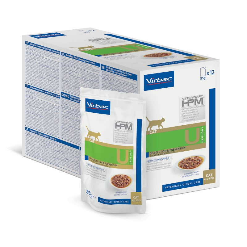 VIRBAC VETERINARY HPM Diététique Urology Dissolution &amp; Prévention Sachets Repas