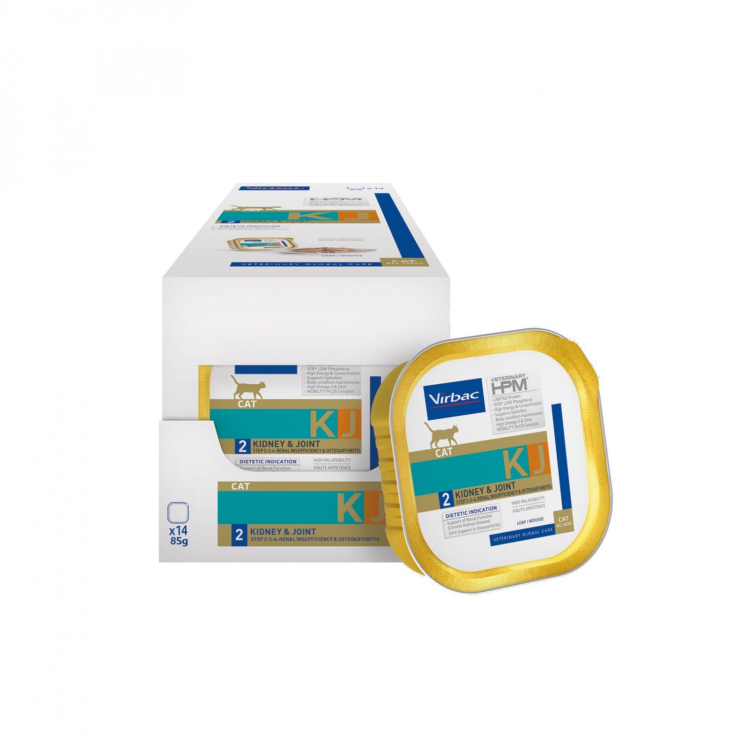 VIRBAC VETERINARY HPM Diététique Kidney Joint Mousse Boîte