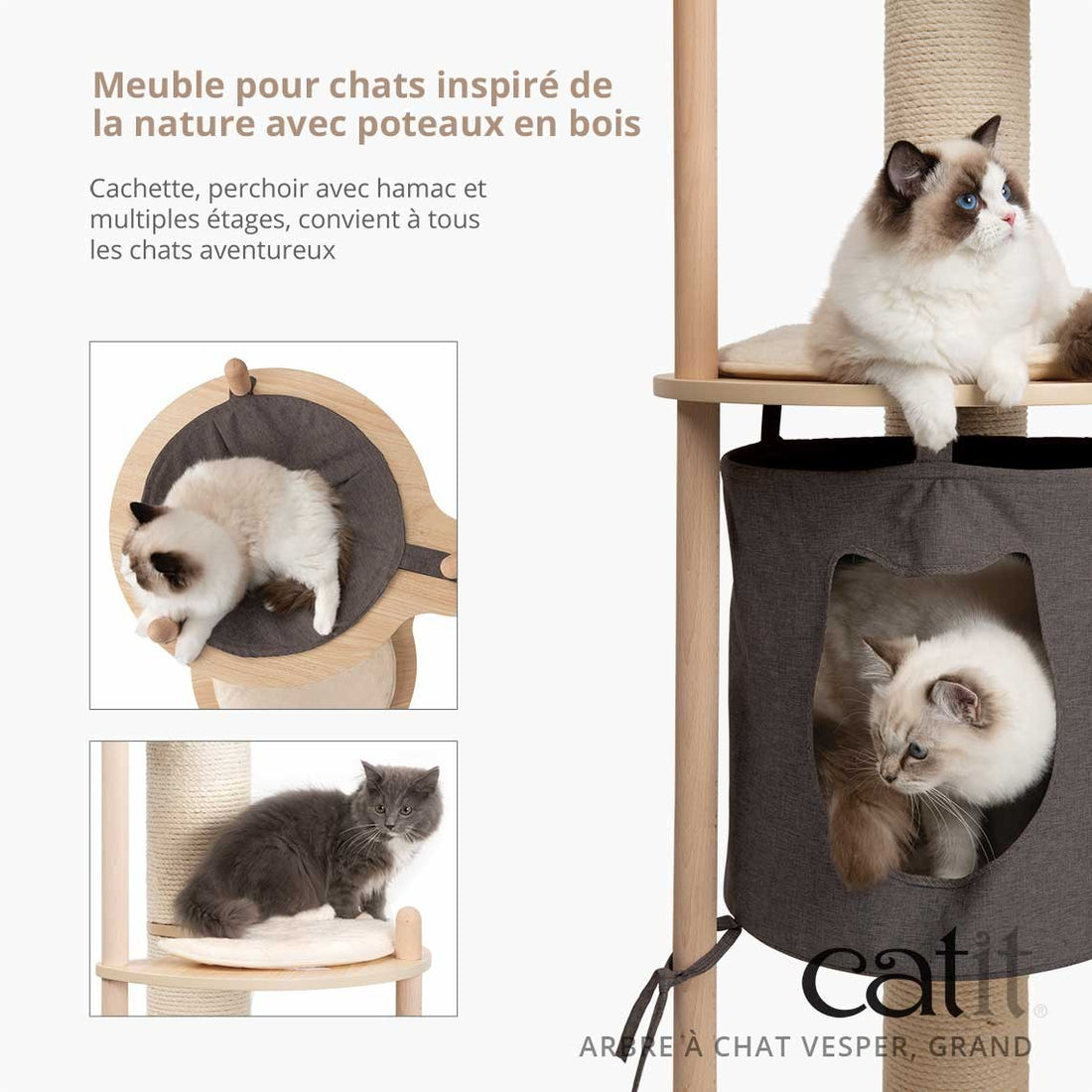 Arbre à chat Vesper TreeHouse III