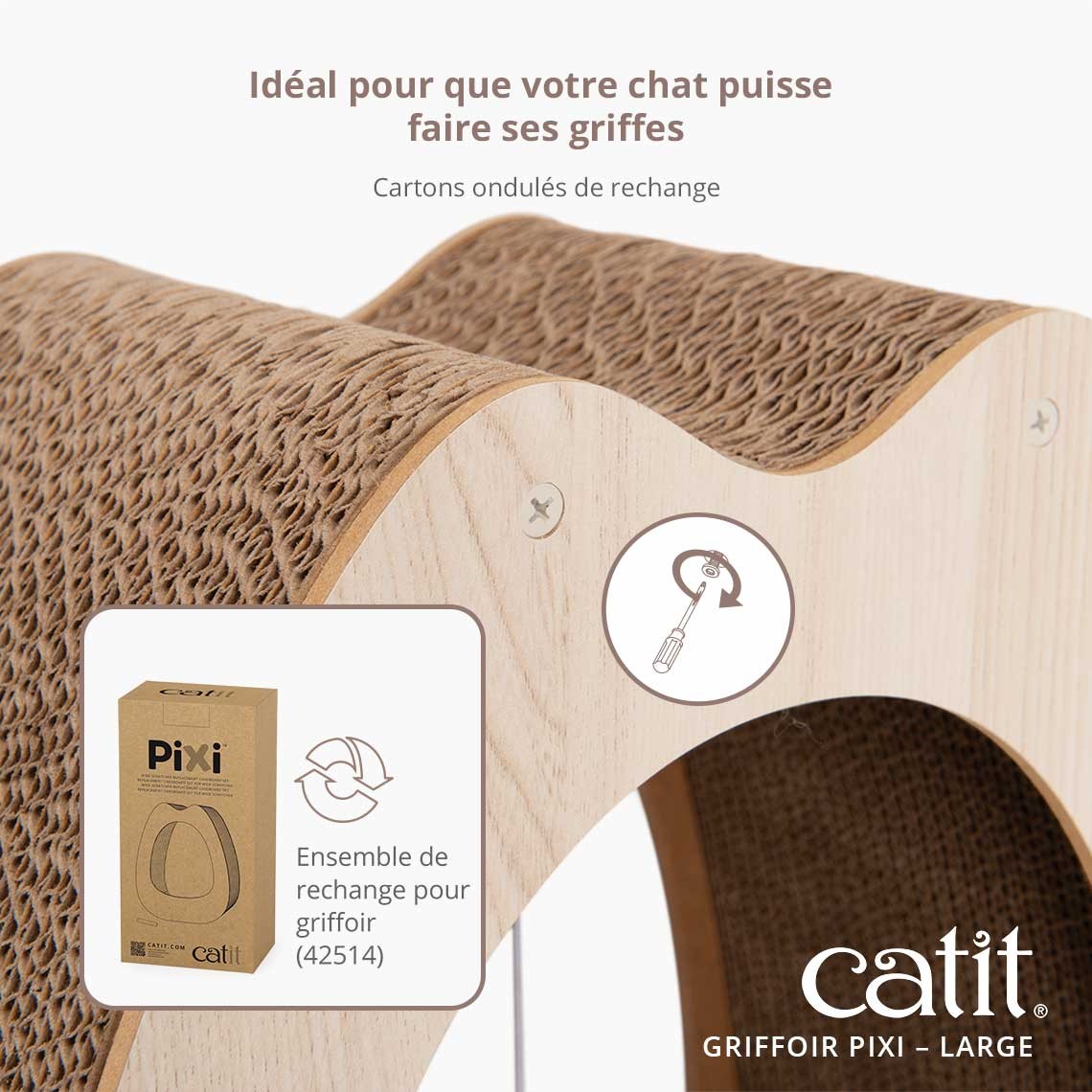 Poteau à griffer Pixi Wide