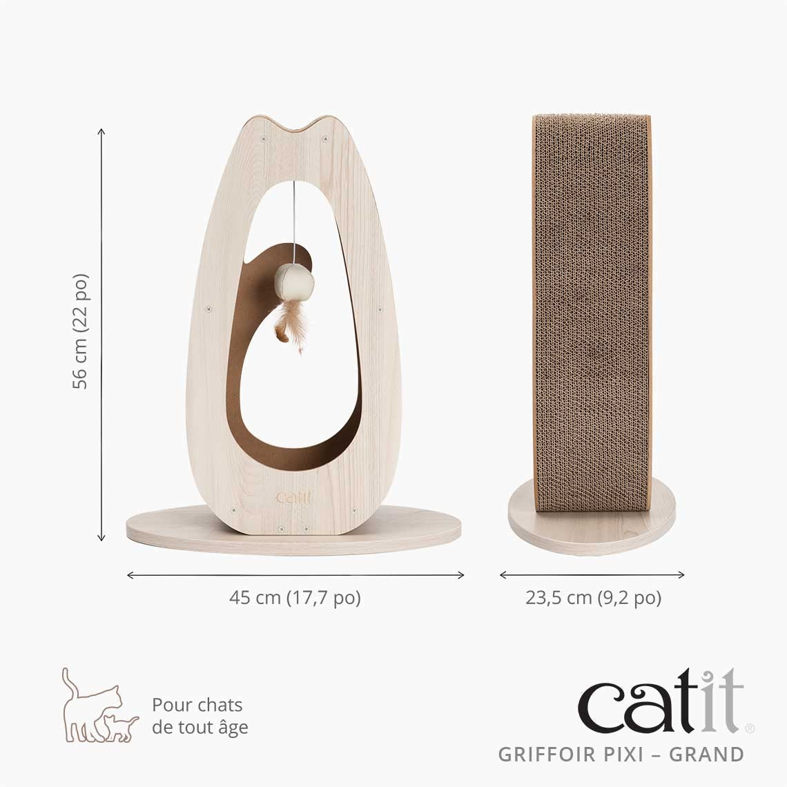 Poteau à griffer Pixi Tall Premium