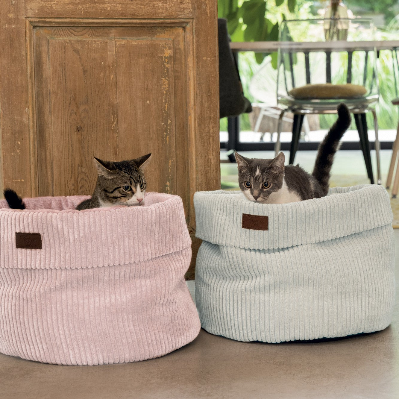 Panier velours côtelé