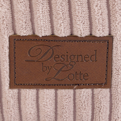 Coussin velours côtelé