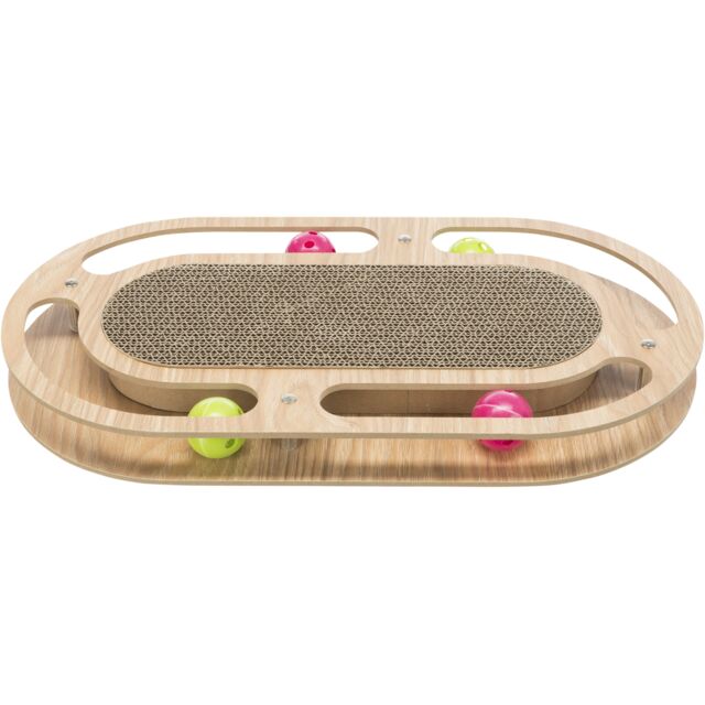 Plaque griffoir avec cadre bois