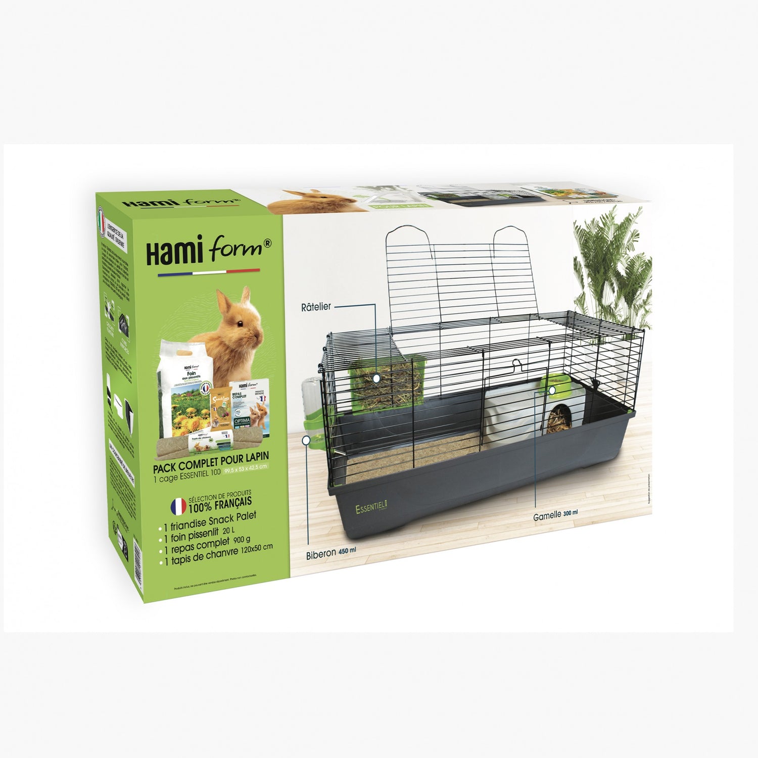 Essentiel 100 - Kit complet pour lapin