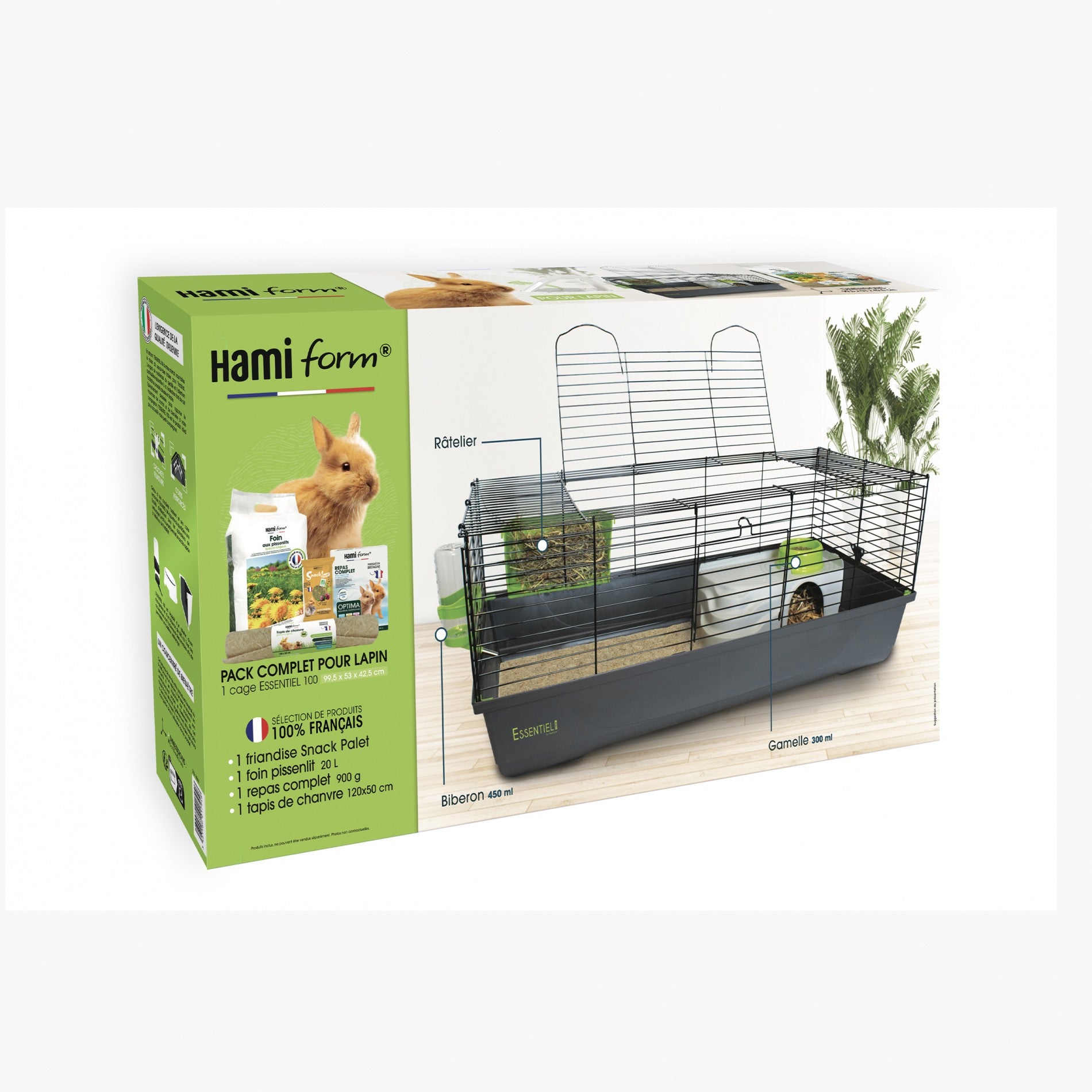 Essentiel 100 - Kit complet pour lapin