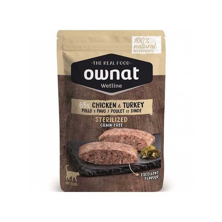 Ownat grain free Chat stérilisé poulet et dinde