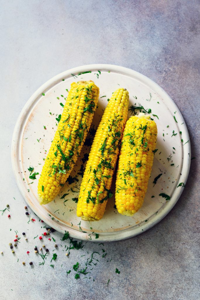 Buttered Corn Cobs