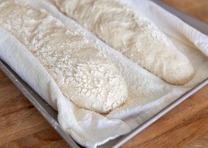 Baguette rolled out