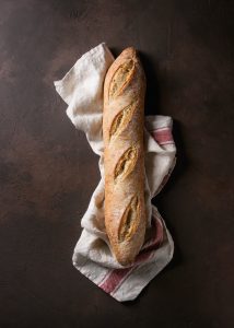 Baked baguette