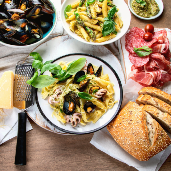 Traditional italian food