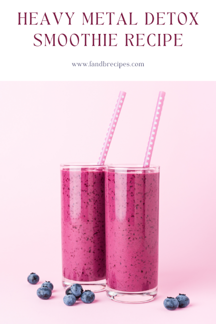 Heavy Metal Detox Smoothie Recipe Pin