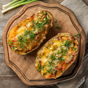 Seafood Stuffed Potatoes Recipe