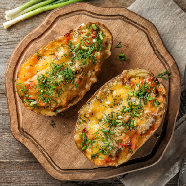 Seafood Stuffed Potatoes Recipe
