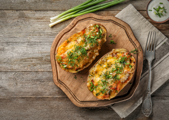 Seafood Stuffed Potatoes_Step-By-Step Recipe