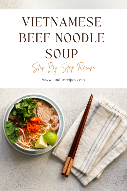 Vietnamese Beef Noodle Soup